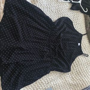 Black and White polka dotted Old Navy Romper